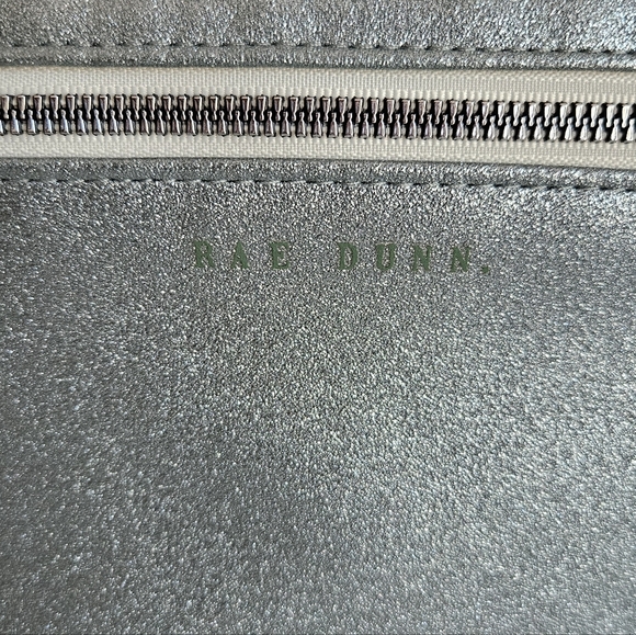 Rae Dunn Shimmer Silver Makeup Bag - Picture 2 of 6